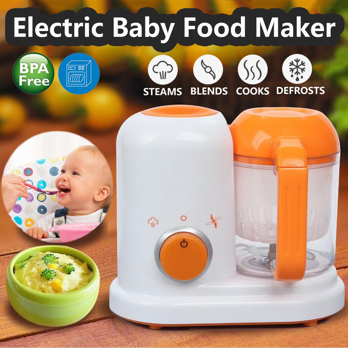 Multi-function Baby Food Processor Smart Infant Milk Warm Baby Food Cooking Blenders Multi-function Baby Food Processor Smart Infant Milk Warm Baby Food Cooking Blenders