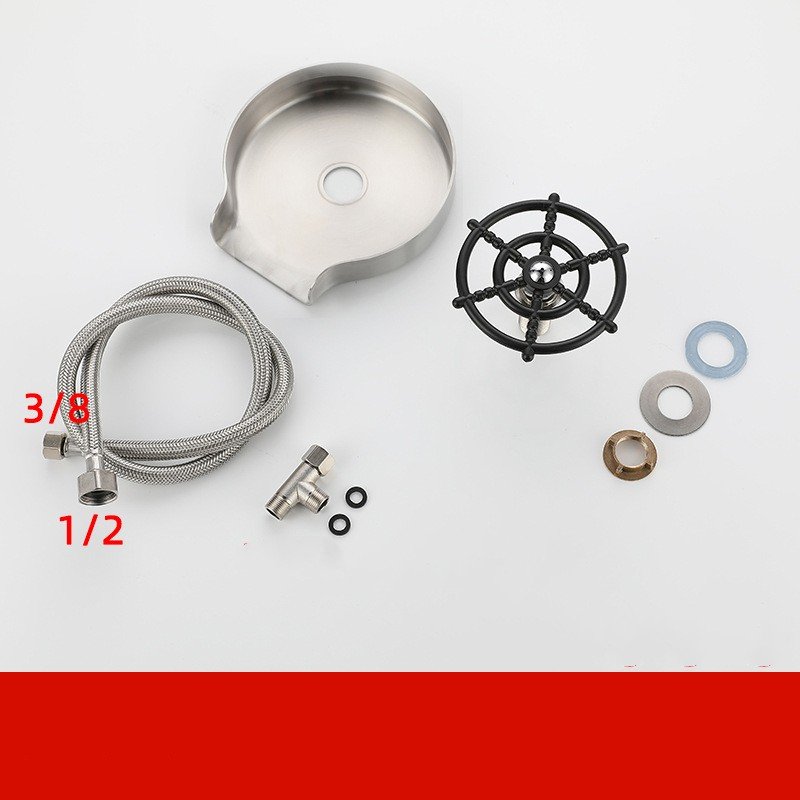 Small Sink Stainless Steel Faucet Household Automatic High Pressure Cup Washer Small Sink Stainless Steel Faucet Household Automatic High Pressure Cup Washer